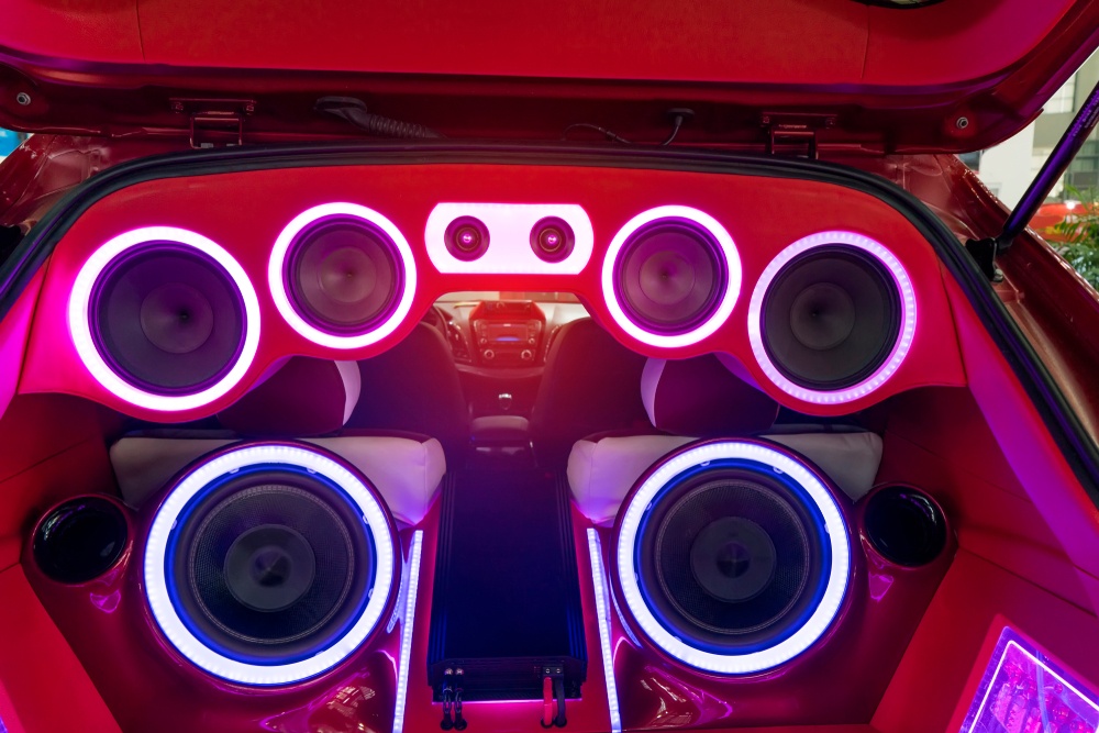 sistem audio portbagaj