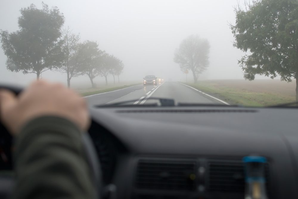 condusul pe ceata