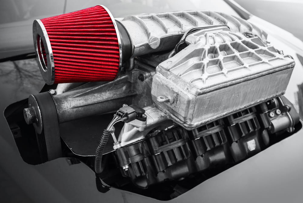 Filtru de aer sport rosu