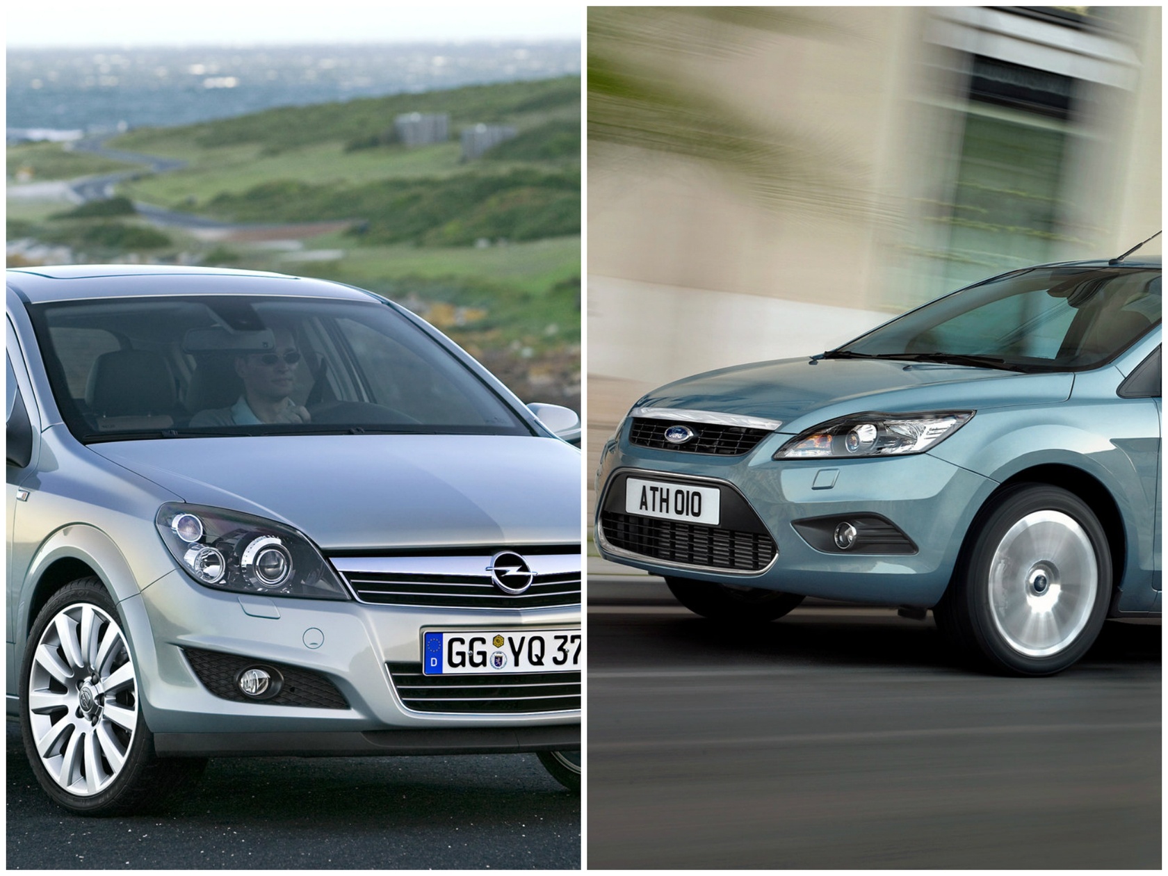 ford focus ii opel astra h