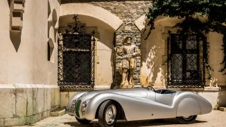 Clasicul model BMW 328 Mille Miglia Roadster a fost vedeta Concursului de Eleganță de la Sinaia