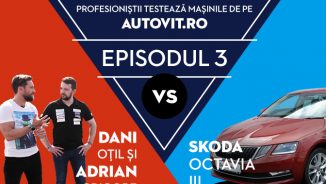 Test Drive Autovit.ro: Dani Otil si Adrian Grigore testeaza o Skoda Octavia 3 din oferta Autovit.ro